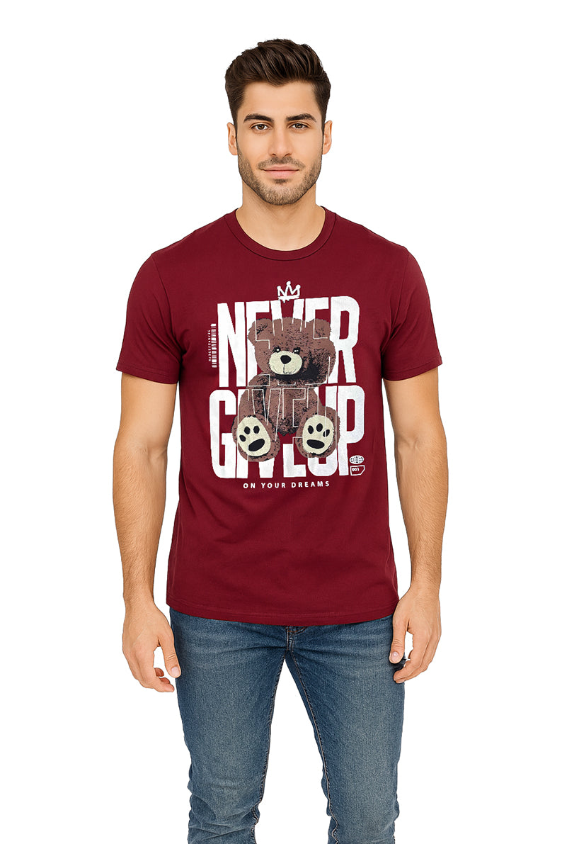 Playera Caballero MC / GIVE UP (9113544392927)