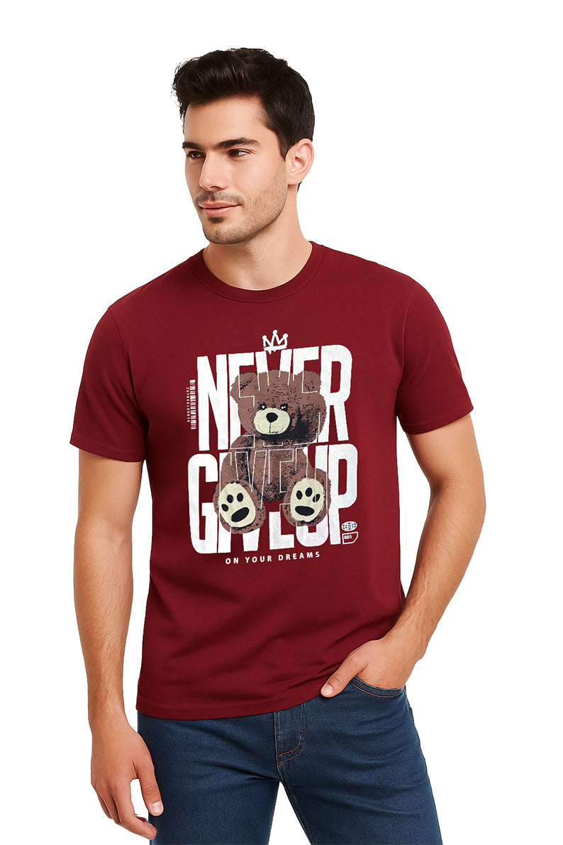 Playera Caballero MC / GIVE UP (9113544392927)