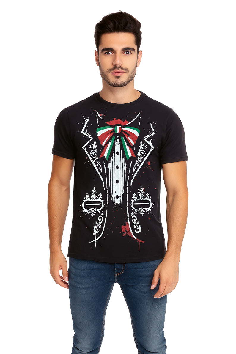 Playera Caballero MC / PAINT NEGRO (9096420262111)