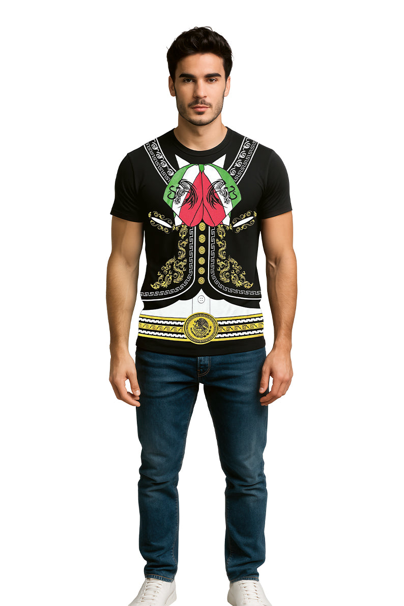 Playera Caballero MC / CINTURON AGUILA NEGRO (9096423932127)