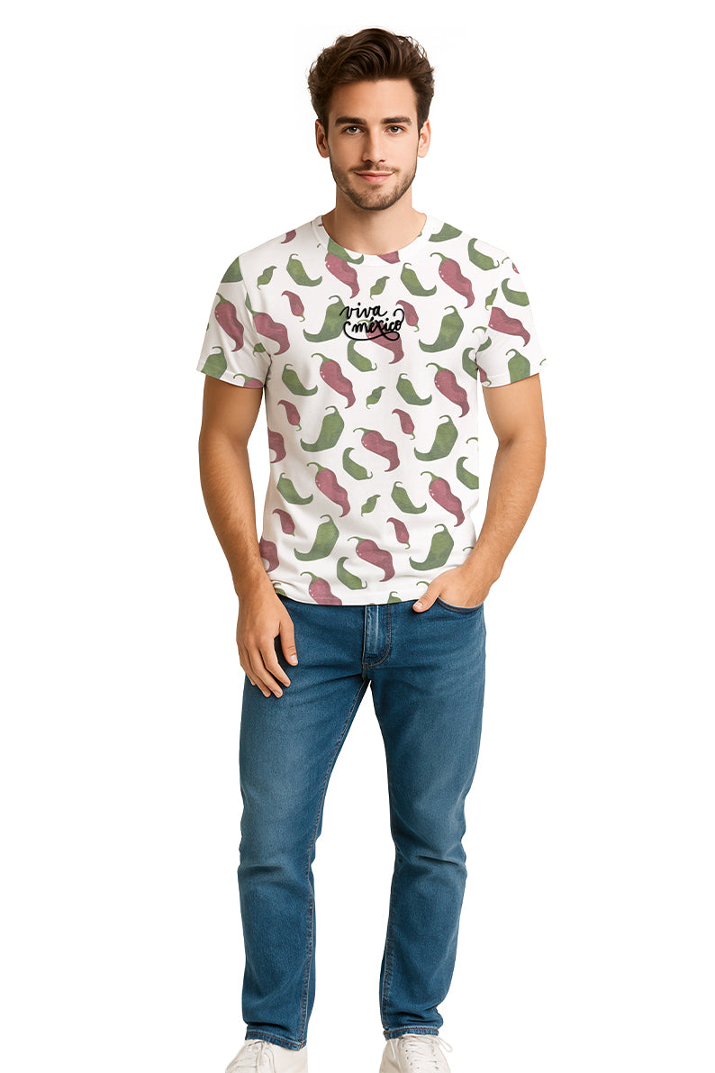 Playera Caballero MC / "VIVA MEXICO" (9097715974367)