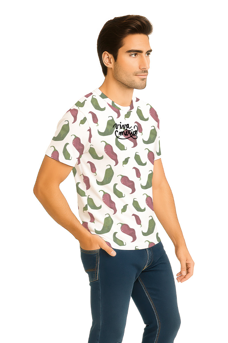 Playera Caballero MC / "VIVA MEXICO" (9097715974367)