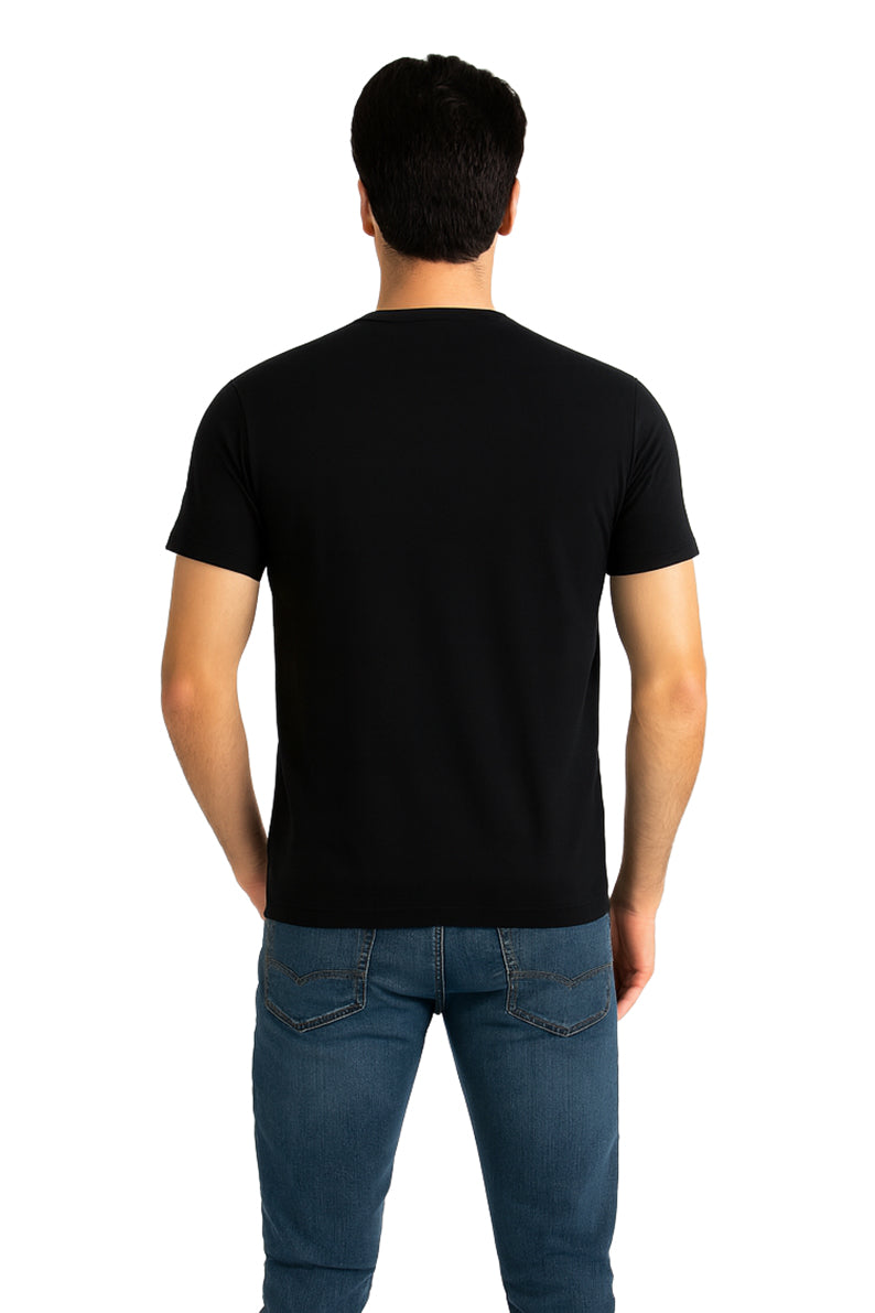 Playera Caballero MC / MANO ASTRO  NEGRO