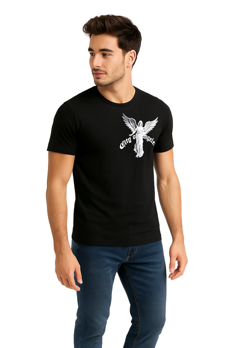 Playera Caballero MC / CITY NEGRO