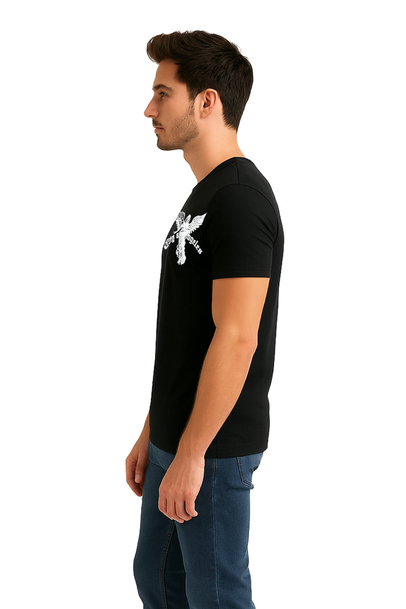 Playera Caballero MC / CITY NEGRO