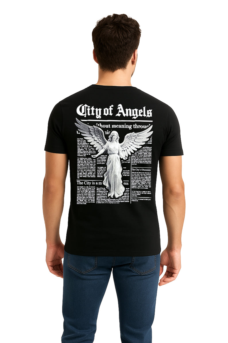 Playera Caballero MC / CITY NEGRO