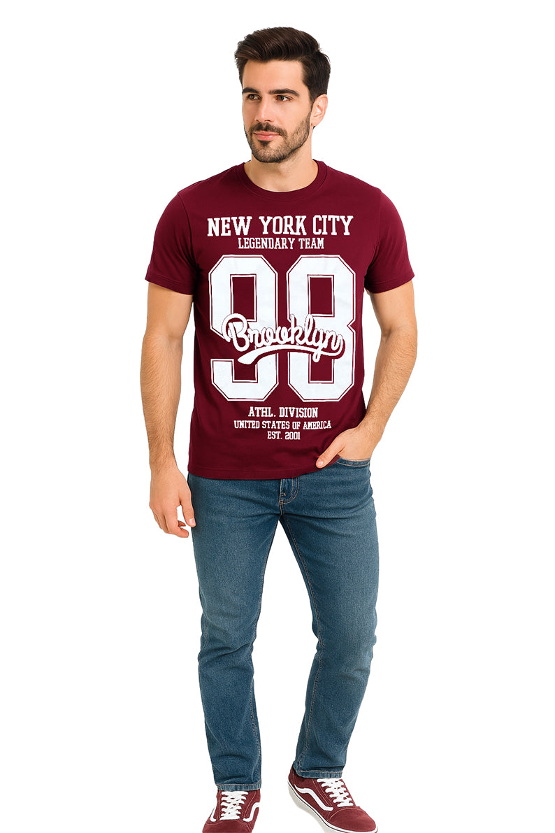 Playera Caballero MC / 98 VINO