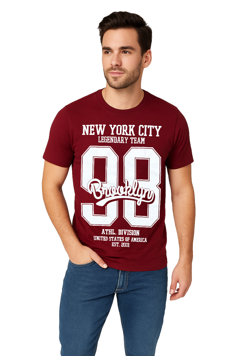 Playera Caballero MC / 98 VINO