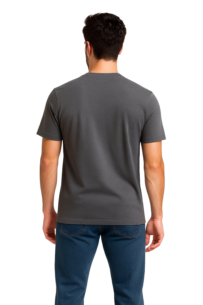 Playera Caballero MC / MILAN  GRIS/OBSCURO