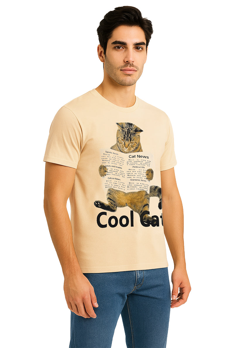 Playera Caballero MC / COOL CAT BLANCO