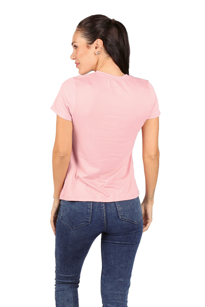 Playera Dama MC / CALIFORNIA ROSA (9028777443551)