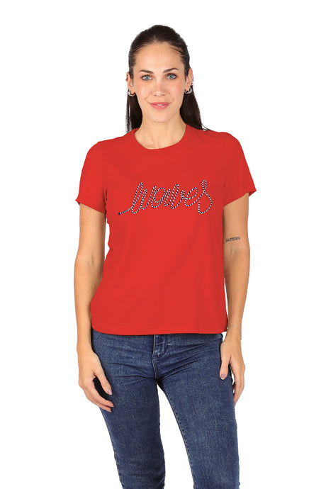 Playera Dama MC / WAVES ROJO (9028781211871)
