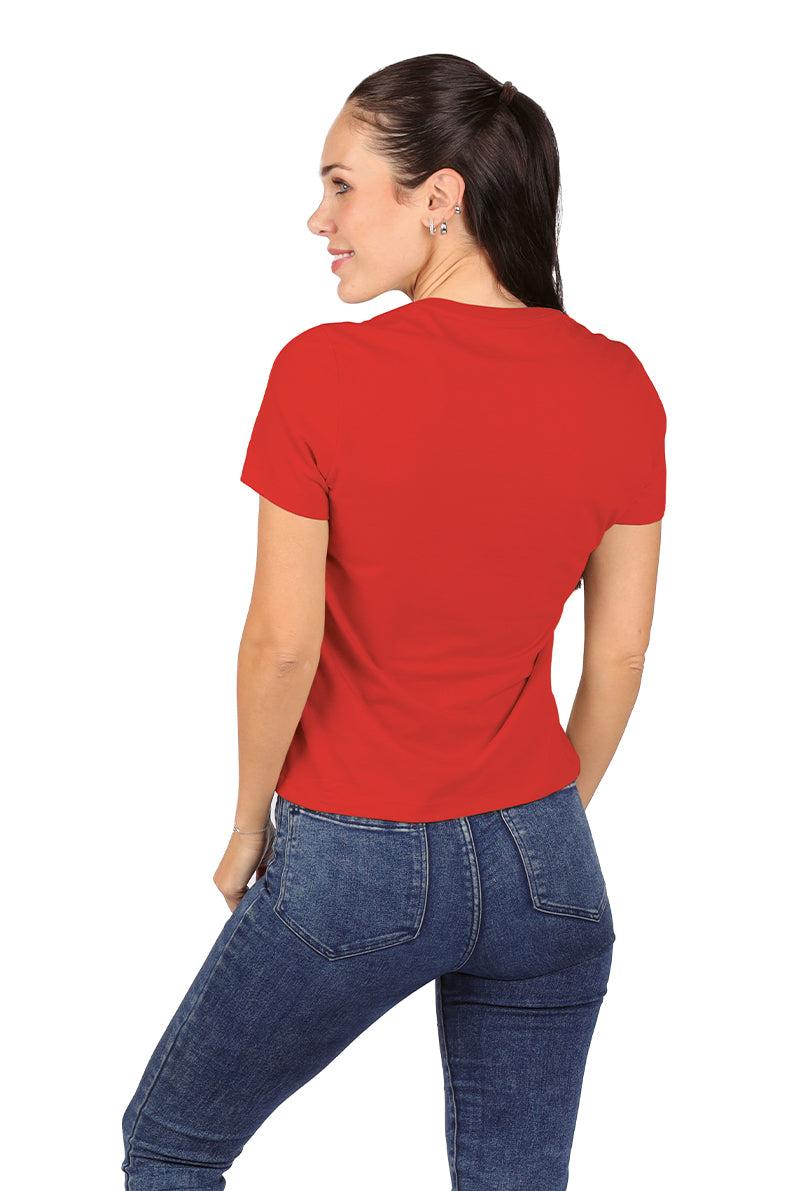 Playera Dama MC / WAVES ROJO (9028781211871)