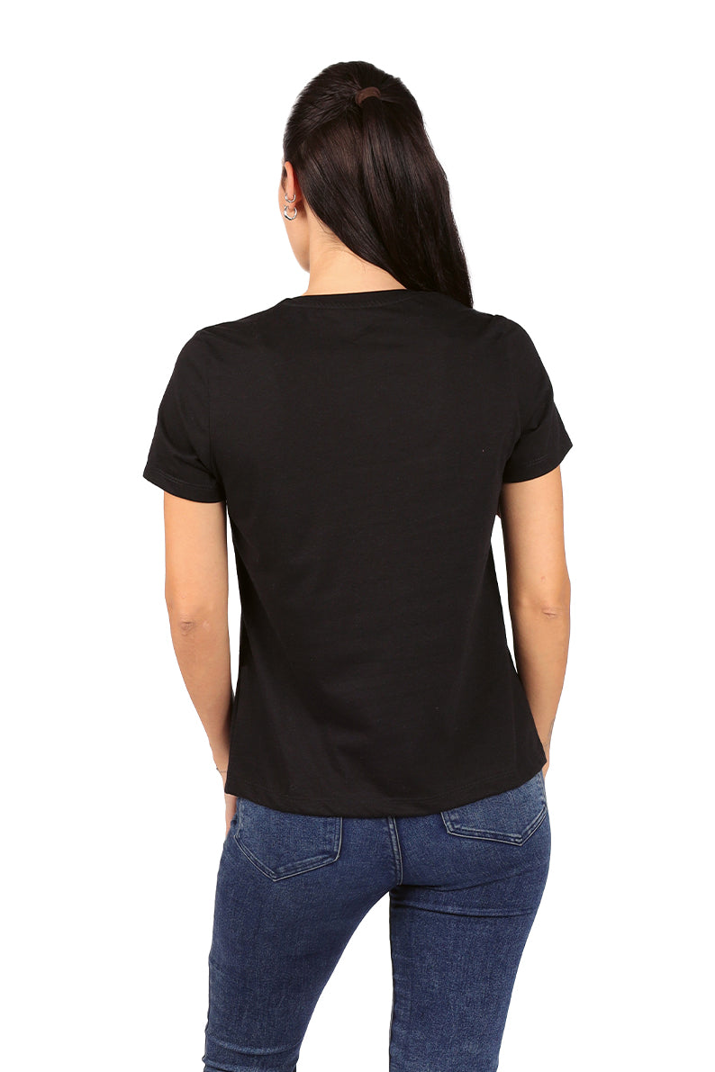 Playera Dama MC / DOS HIJOS NEGRO (9028787470559)