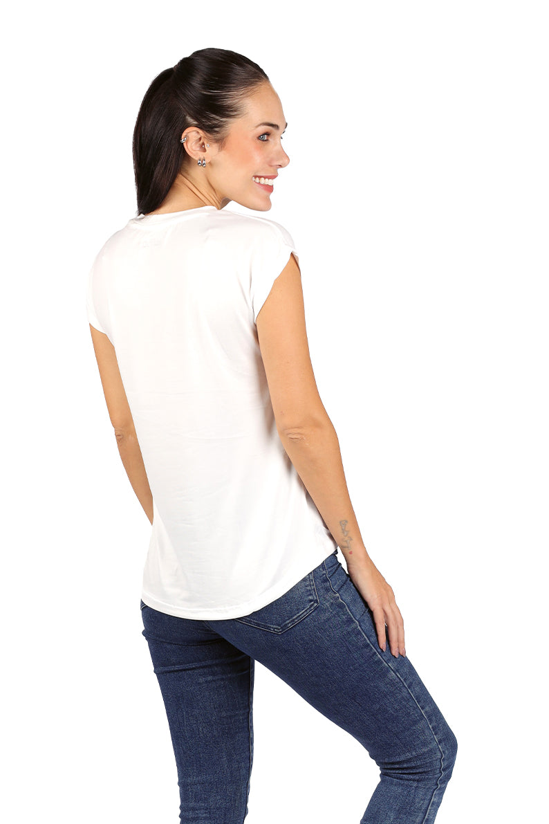 Playera Dama MC / ICONIC BLANCO (9028802904287)