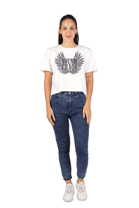 Playera Dama MC / WINGS BLANCO (9028806869215)