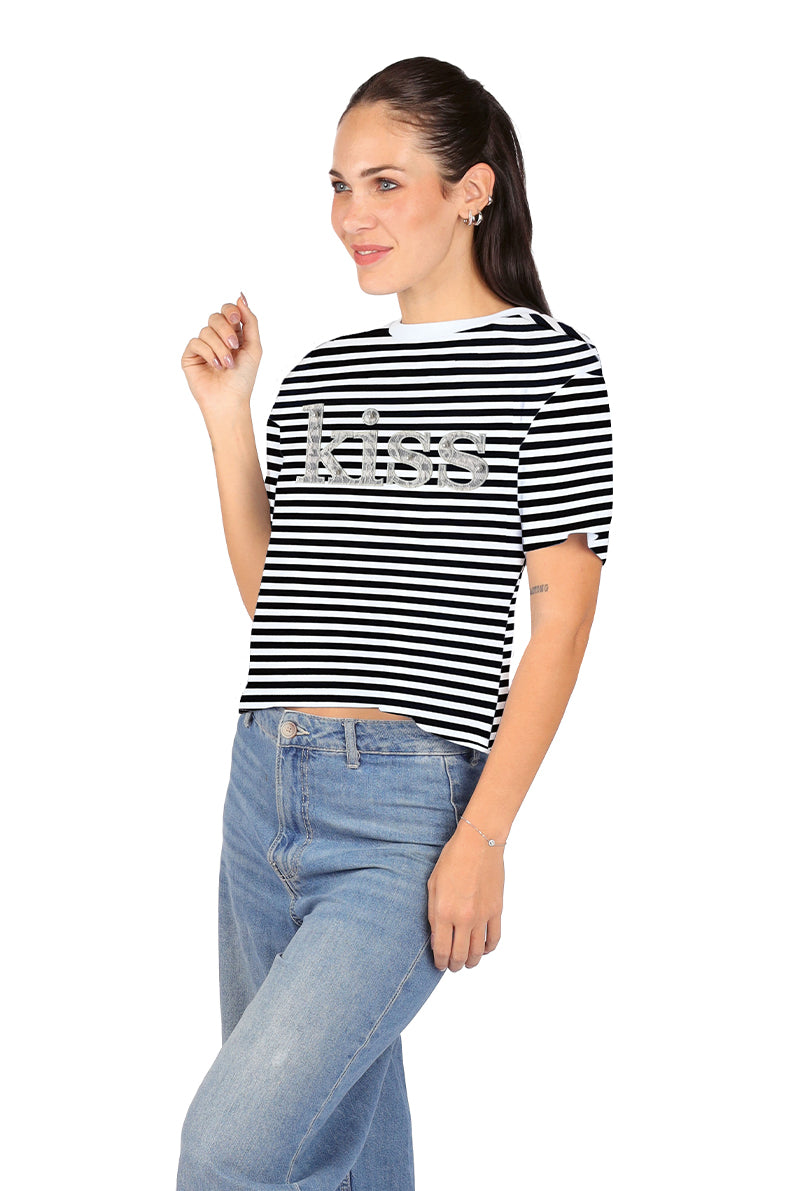 Playera Dama MC / KISS (9039182659807) (9028323901663)
