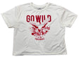 Playera Dama MC / GO WILD  BLANCO (9042739986655)