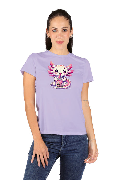 Playera Dama MC / AJOLOTE LILA (9028328227039)