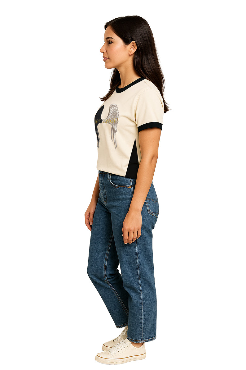 Playera Dama MC / DEVIL ANGEL (9113630572767)