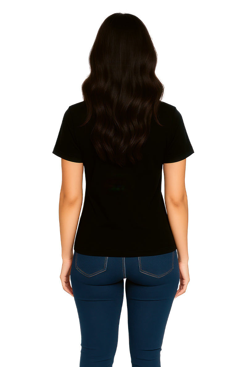 Playera Dama MC / BORD MEX  NEGRO (9095534772447)