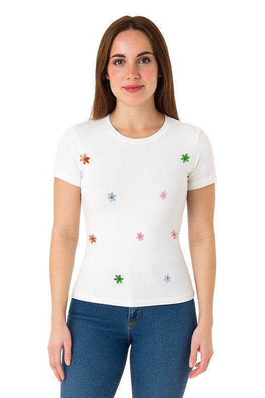 Playera Florecitas