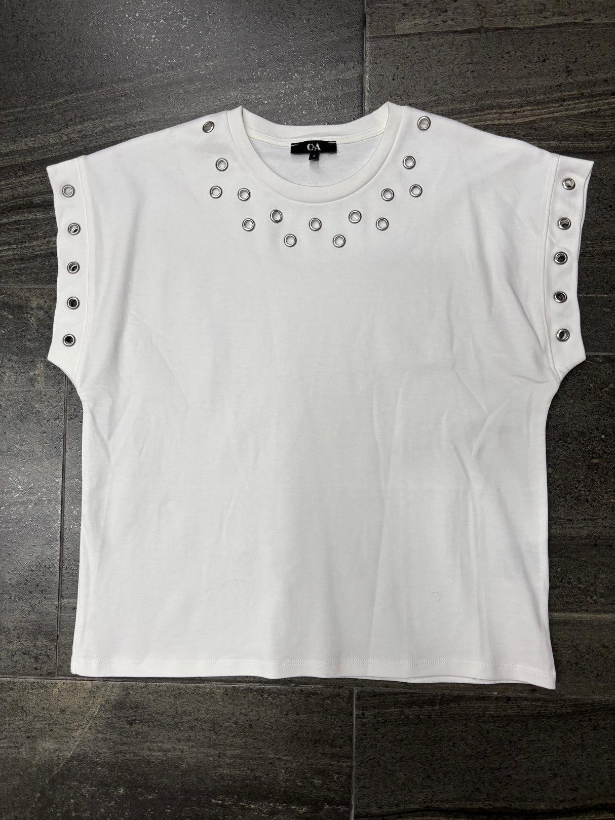 PLAYERA DAMA MC / CUELLO V MANGA LARGA OFFWHITTE (9079595335903)