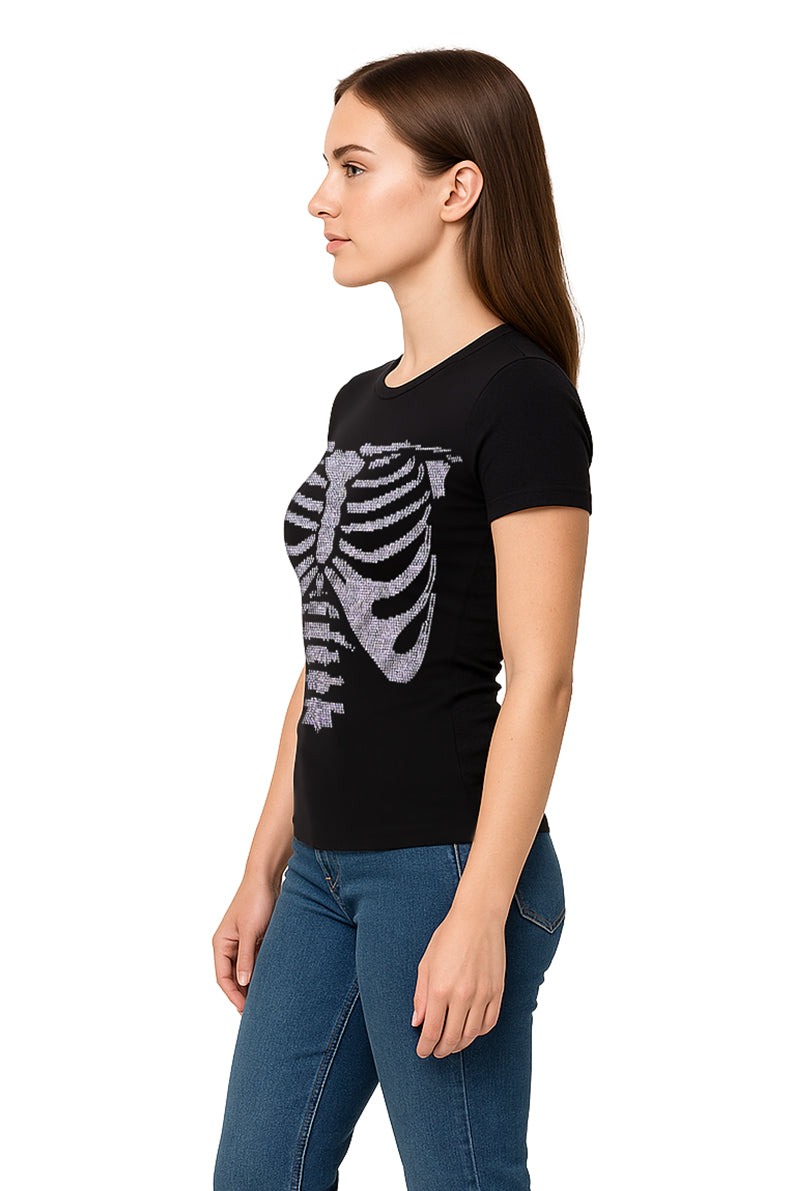 Playera Dama MC / ESTERNON NEGRO