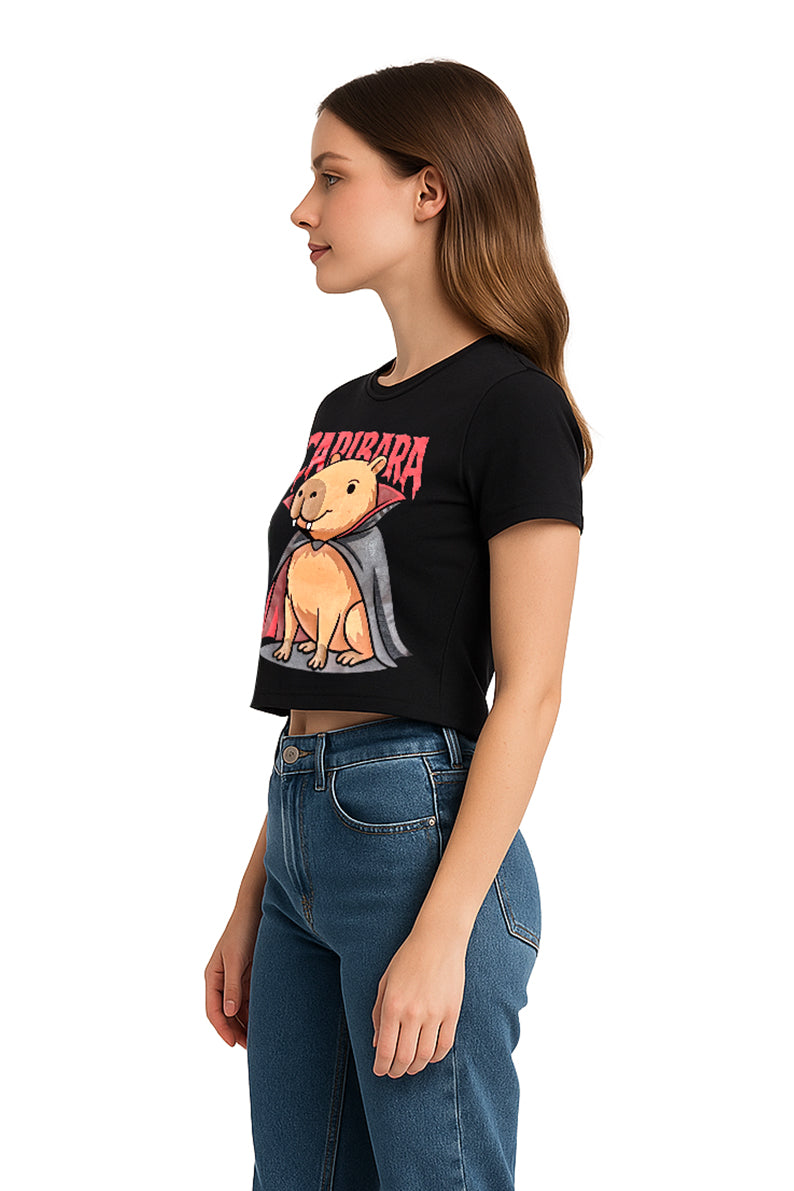 Polo Dama MC / CAPIBARA NEGRO