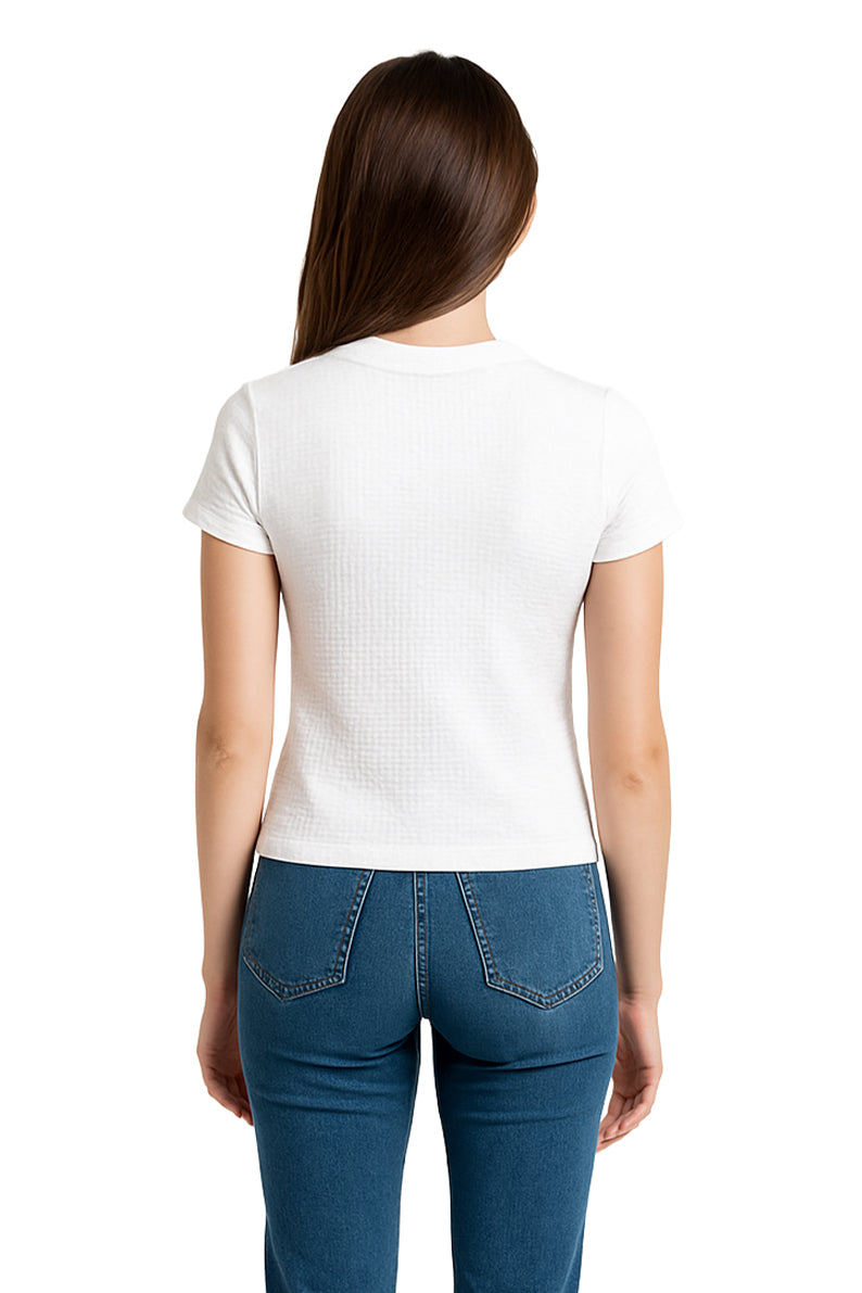 Playera Dama MC / SWEETNESS BLANCO (9152902037727)