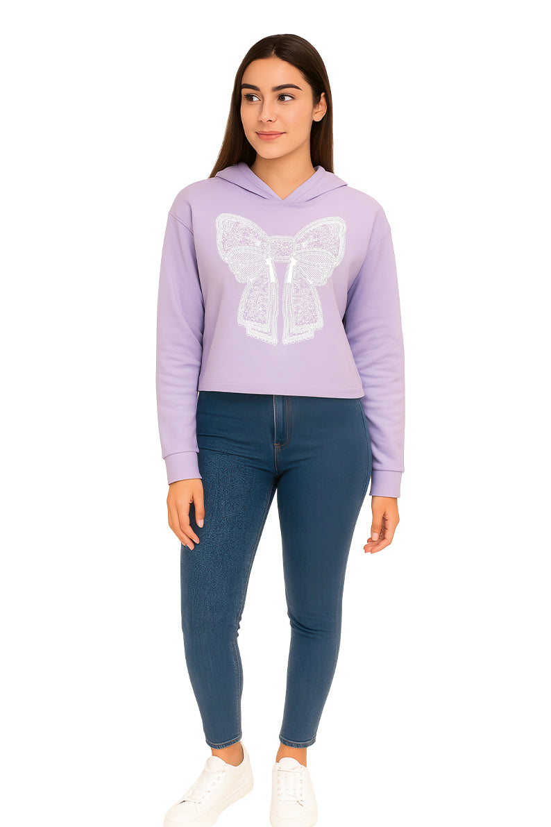 Sudadera Dama ML / MOÑO BORDADO  LIL (9095155908831)