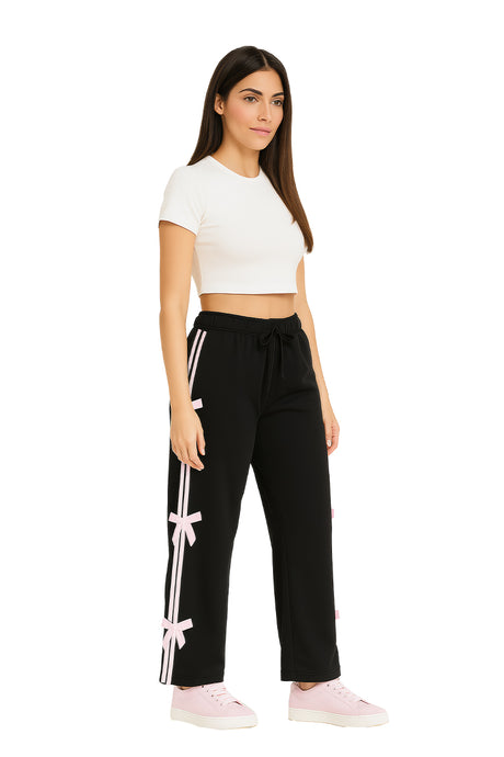 Jogger Dama / BIES MOÑO  NEGRO/ROSA (9105702650079)
