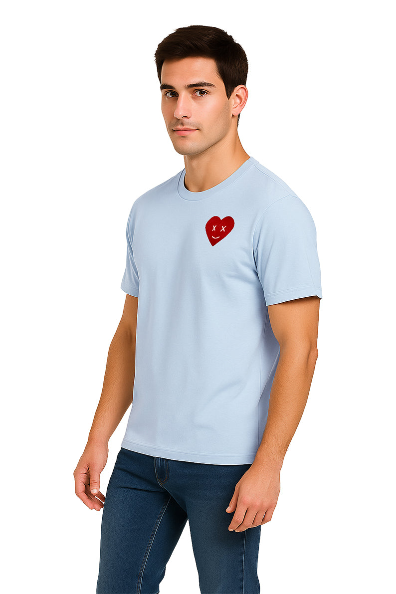 Playera Caballero MC / PERSON AZUL CIELO