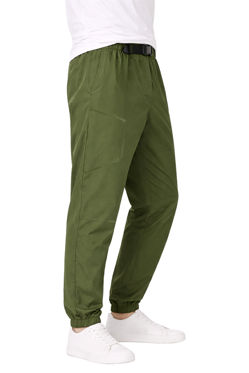 Jogger Caballero Cargo / CORTE INCLINADO OLIVO