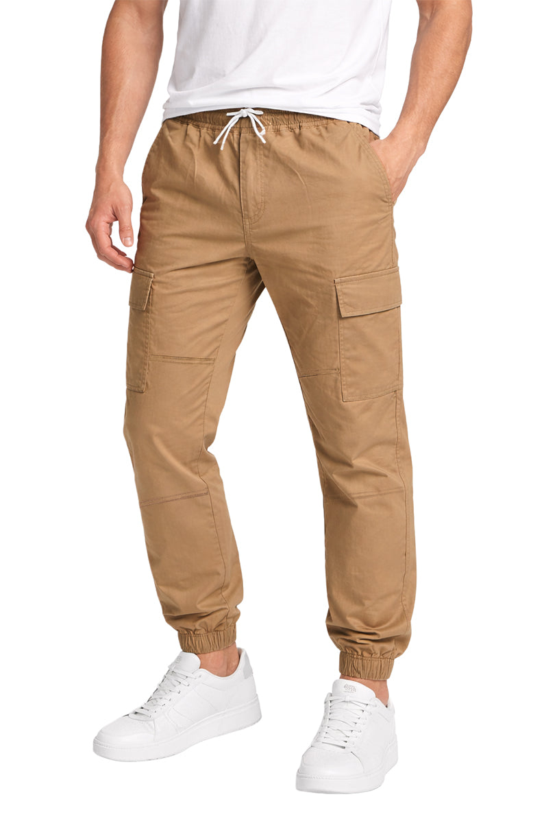 Pantalón gab Resorte en cintura Bei