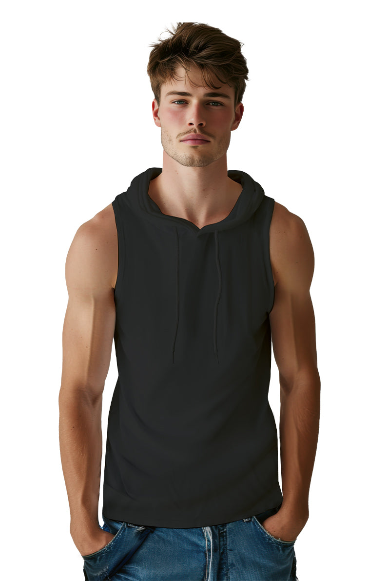 TANK TOP BASICA CON CAPUCHA NEGRO (9002116219103)