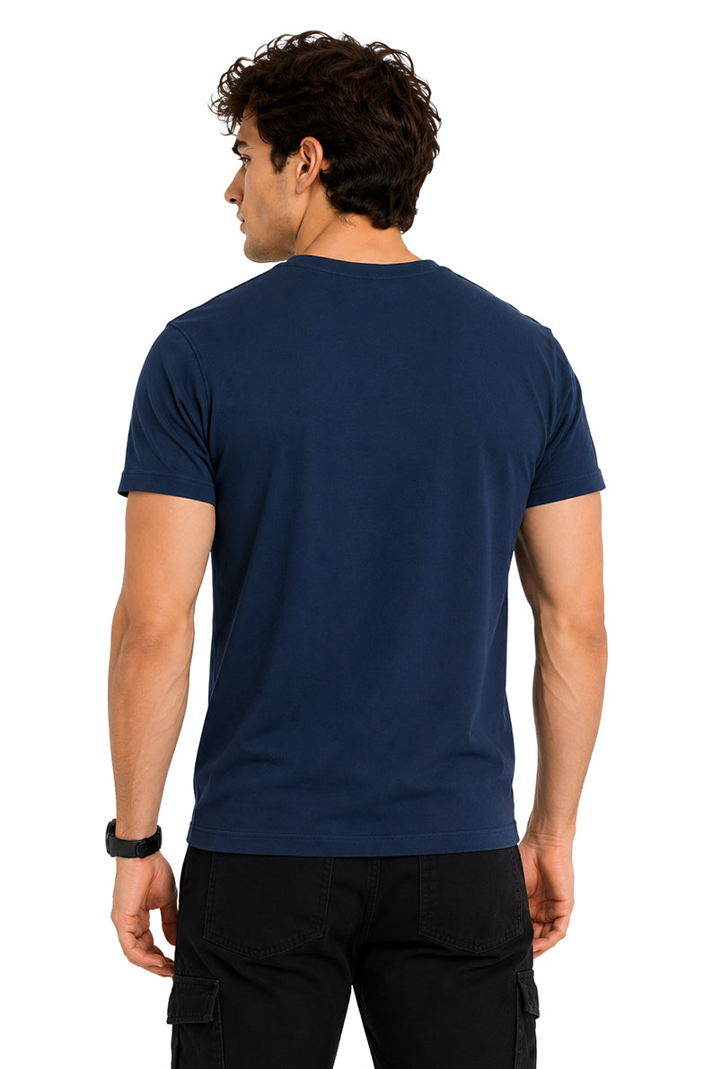 Playera basica Cuello V Midnight