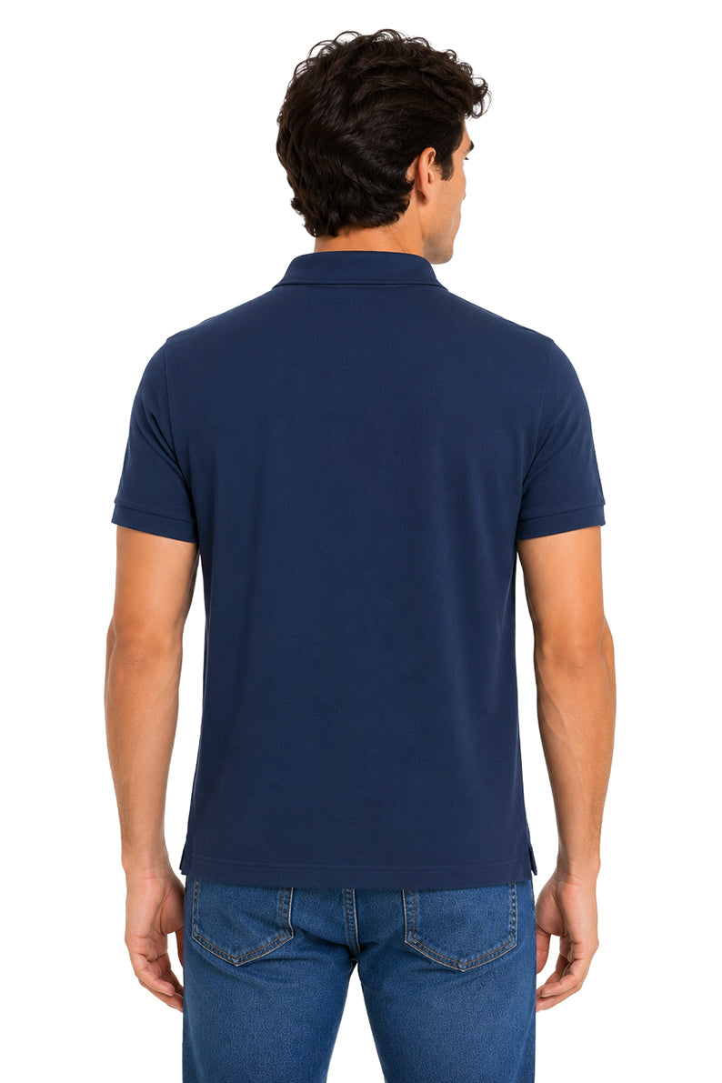 Playera Polo basica Midnight