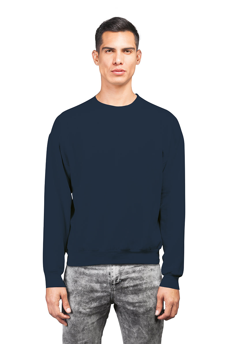 Sudadera FT Caballero ML / BASICA CUELLO REDONDO MARINO (9002922115295)