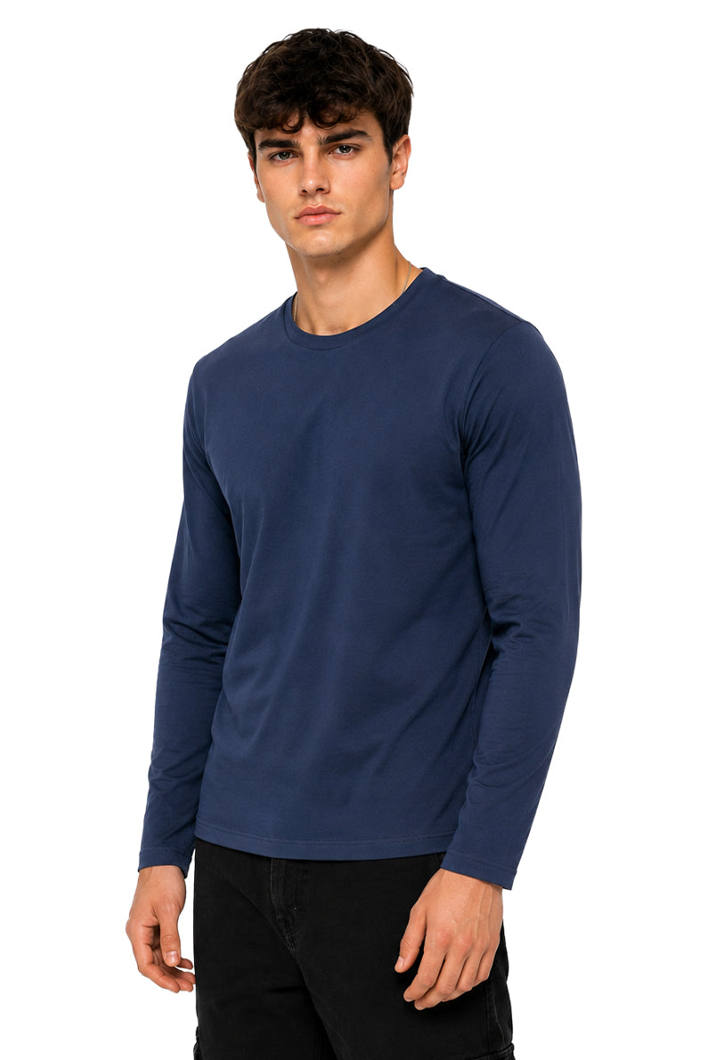 Playera Basica Manga larga Midnight
