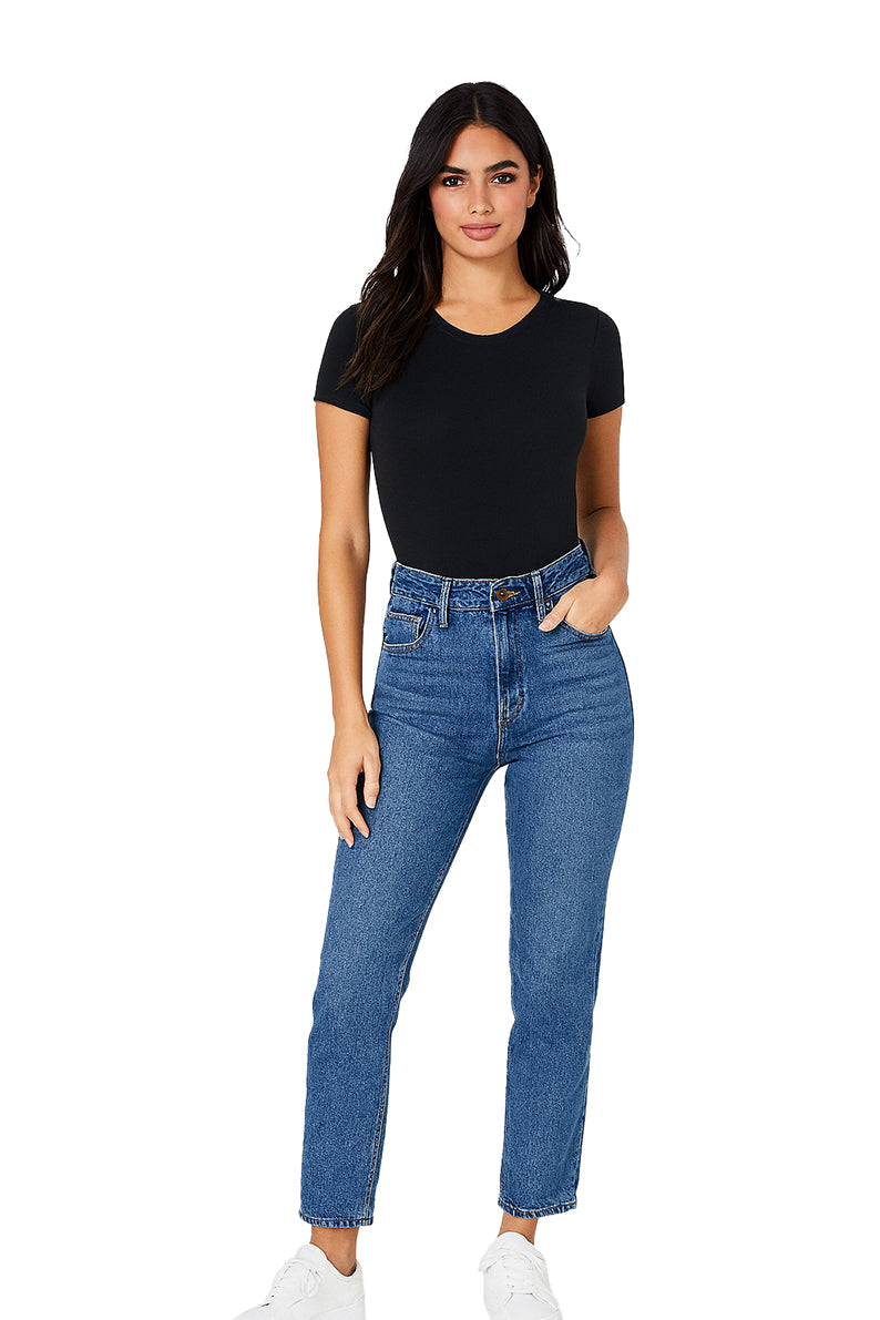 Body Dama MC / BODY MANGA CORTA NEGRO (9107548766431)