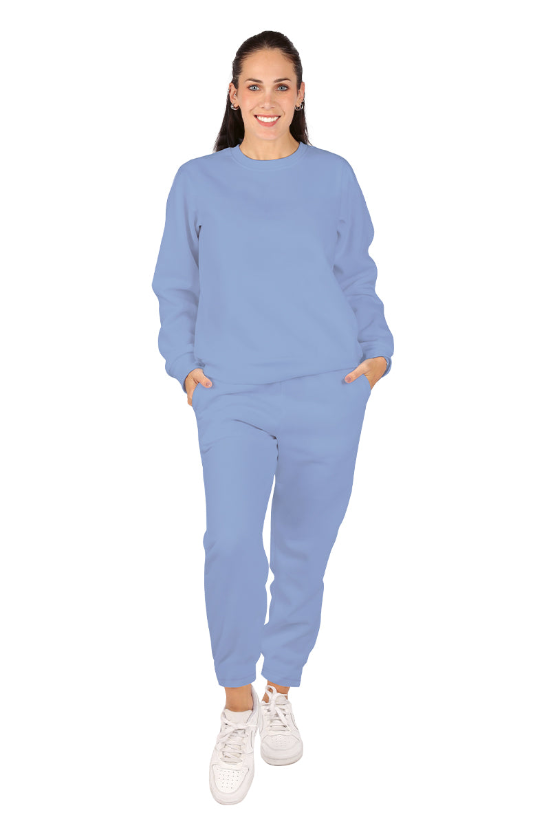 Sudadera FT Dama ML / BASICA CUELLO REDONDO DENIM/BLUE (9005123305695)