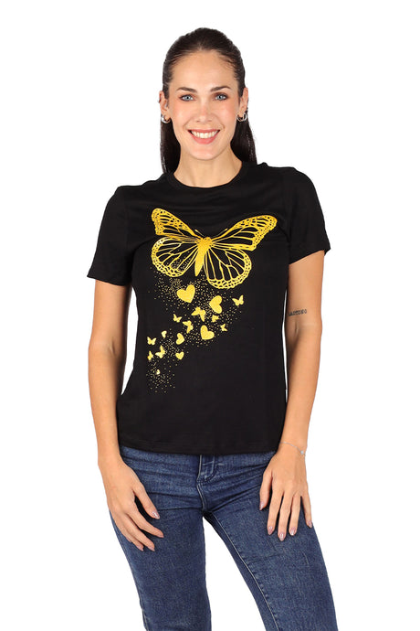 Playera  Mariposa glitter (8039388152031)