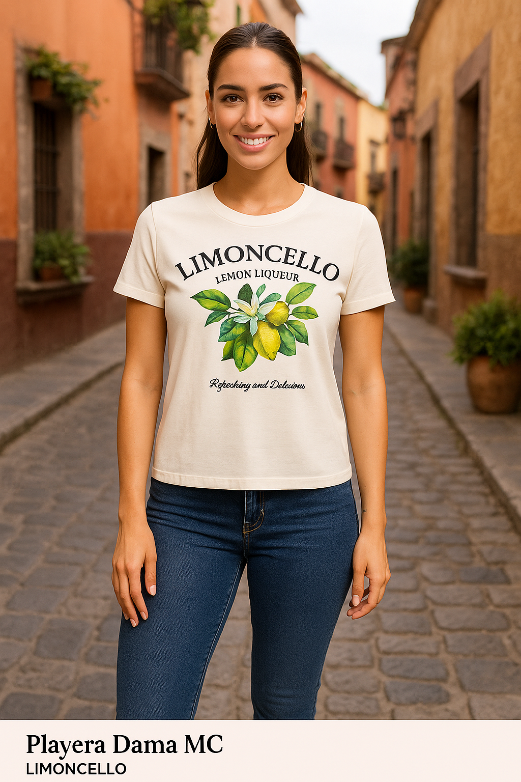 Playera Dama MC / LIMONCELLO (8950614065375)
