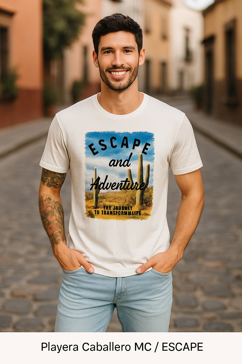 Playera Caballero MC / ESCAPE (8923061584095)