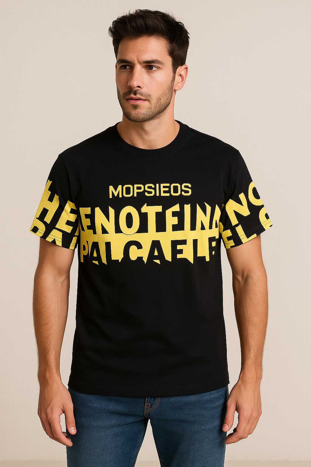 Playera Caballero MC / MOP NEGRO (8969476276447)
