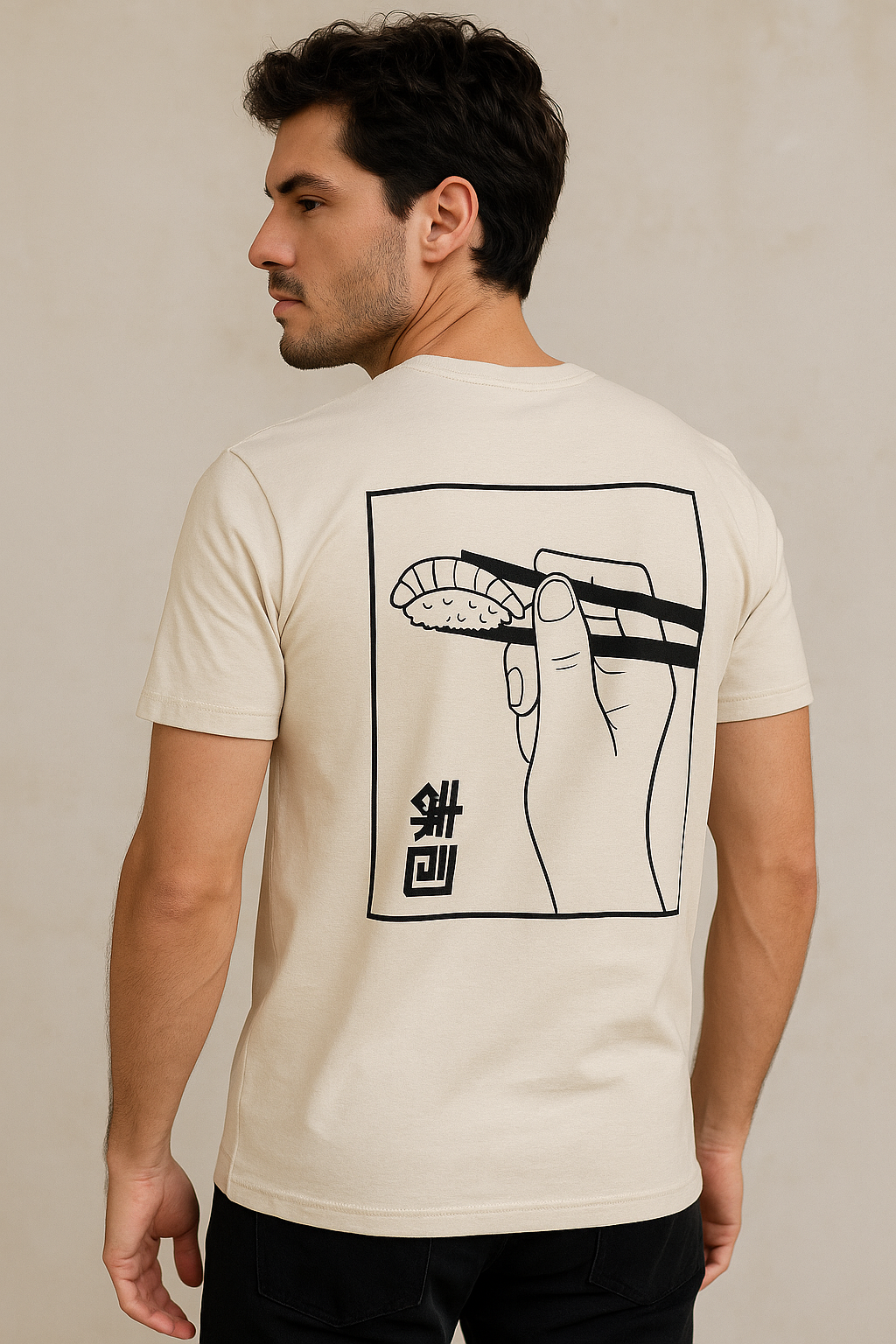 Playera Caballero MC / SUSHI BEIGE (8969464021215)