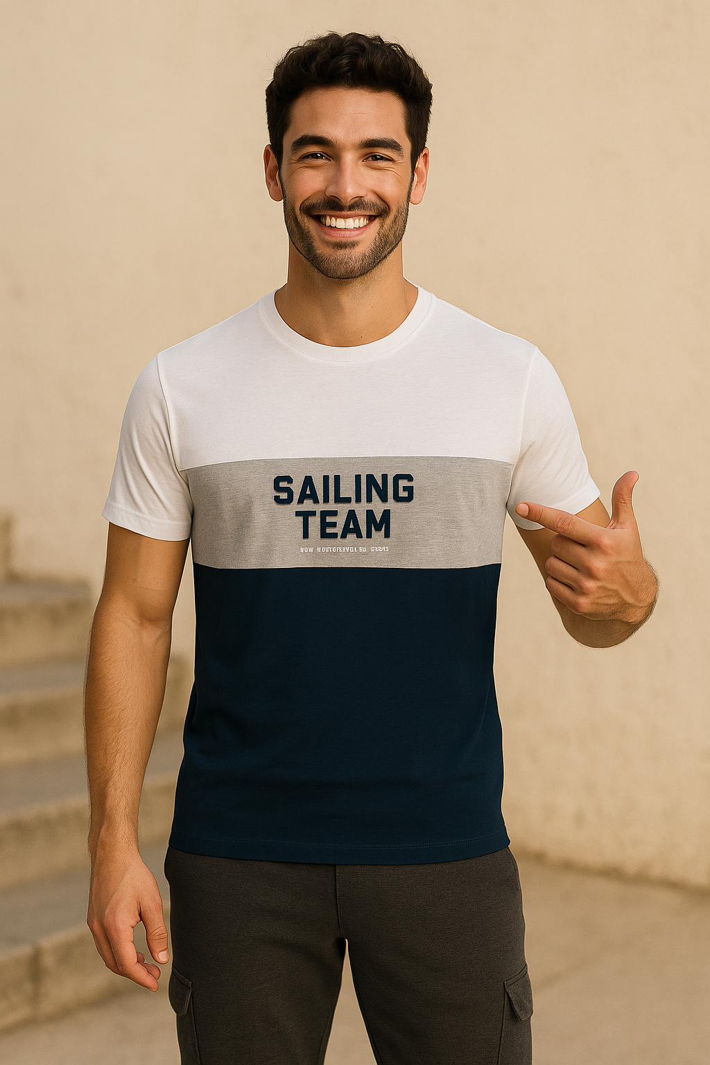 Playera Caballero MC / SAILING TEAM (8950601023711)
