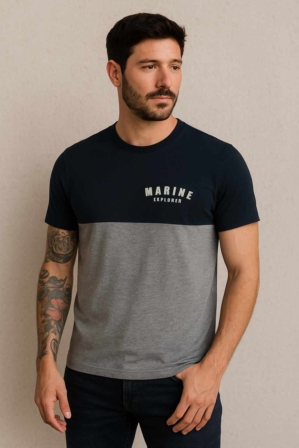 Playera Caballero MC / MARINE MAR (8996749443295)