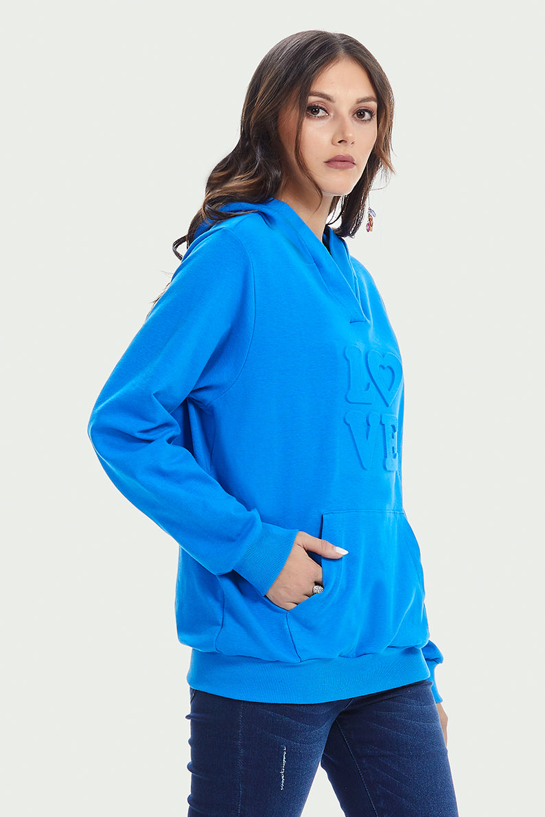 Sudadera Embossing Love (8073365749983)